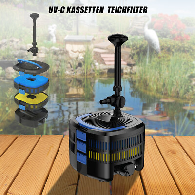 Mauk Teichfilter-System Komplettset UV-C Kassetten Teichfilter-System Baukasten