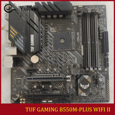 FOR ASUS TUF GAMING B550M-PLUS WIFI II DDR4*4 128GB AMD AM4
