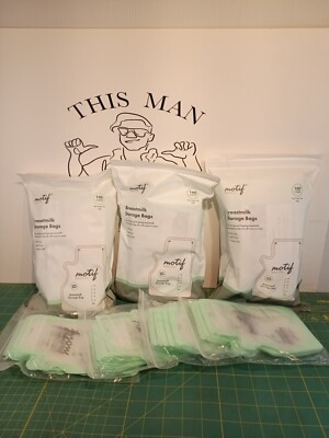 Brest Milk Storage Bags  Motif Medical Large Lot