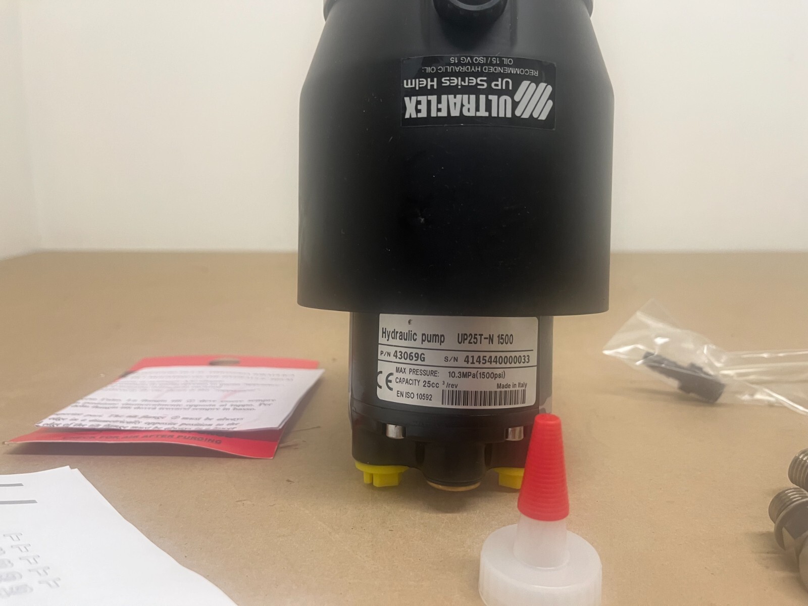 Uflex Boat Steering Helm Pump 43069G SILVERSTEER Hydraulic 25cc for