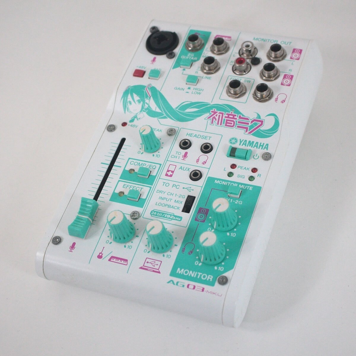 YAMAHA AG03-MIKU Hatsune Miku Webcasting Mixer 3-Channel USB Audio
