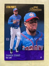 2003 Prestige Extra Points Purple SHANNON STEWART Toronto BLUE JAYS #90, /150
