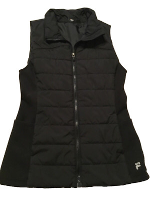 FILA Women s Sport Size XS Black Vest