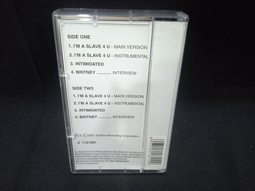 Britney Spears – I'm A Slave 4 U - Indonesia Official cassette Tape - Picture 2 of 6