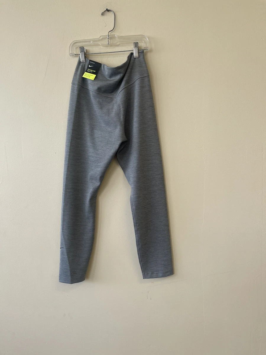 Nike Dri Fit Sculpt Victory Leggings Light BlueActive Grey Women's Small