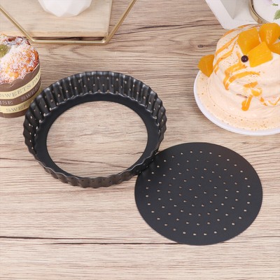  Mini Pizza Pan Spatula Paddle Roasting Baking Dish Trays for Oven