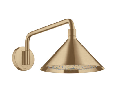 Hansgrohe head shower Axor Front with shower arm 26021140 Brushed Bronze