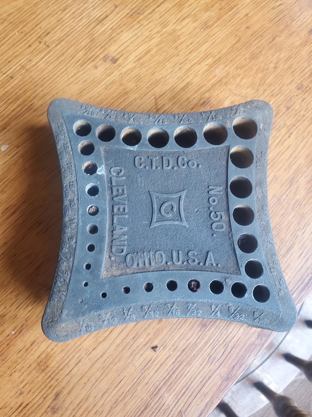 VintageCleveland Twist Drill Co.Drill Bit HolderNo.50Cast Aluminum