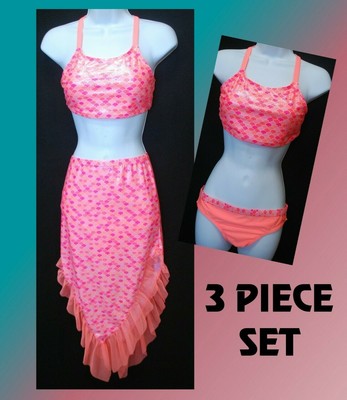 3 piece mermaid swimsuit