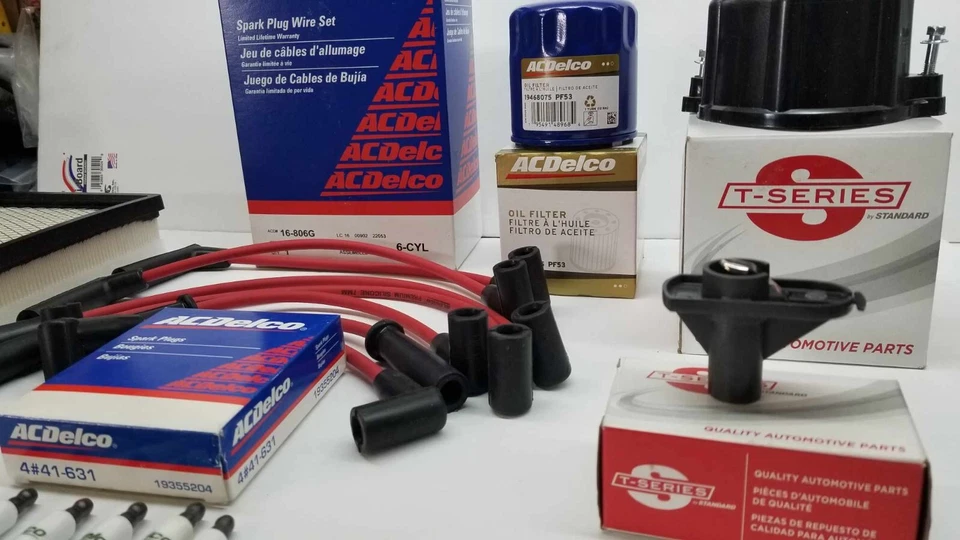 Kit de puesta a punto de encendido enchufe y cables AC DELCO para Jeep Wrangler TJ 1997-1999 4,0 L Foto 3 de 4