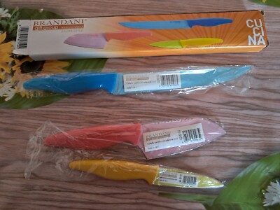 Brandani 3 teiliges farbiges Messerset NEU/OVP