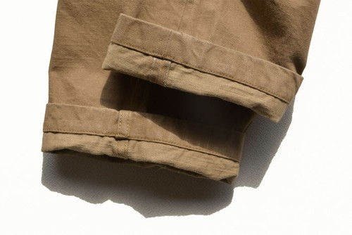 SAMURAI JEANS SJ48CP Heavy Chino Wide Trousers 15oz sulfur dyeing One Washed - Picture 15 of 16