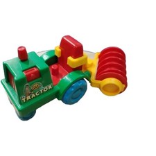 Playmates 1985 Li'l Playmates Farm Play Set - Tractor with Disc Plow Replacement