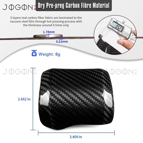 Carbono real para consola Ford F150 Raptor perilla de cambio de marchas moldura F-150 Tremor 2021+ - Imagen 2 de 15