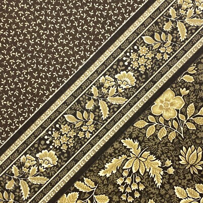 VERA BRADLEY Retired ''Java'' Fabric, Lining, Wide & Narrow Signature Borders Too!
