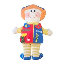 Vintage 1983 Playskool Dressy Bessy Learning Educational Doll Tie Zip Button