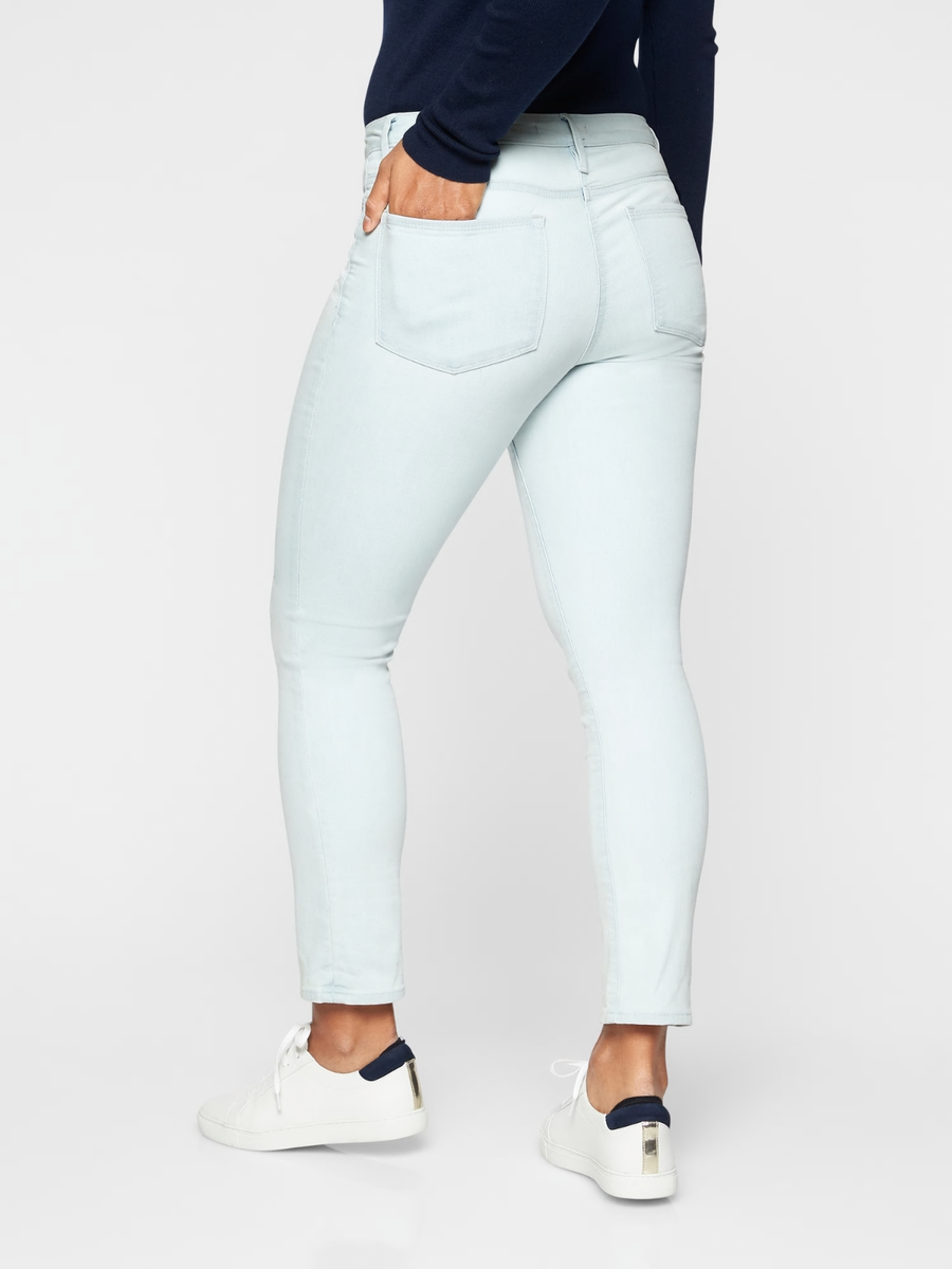Athleta Sculptex SKINNY Crop Jeans Glacier Wash Size 6 M4