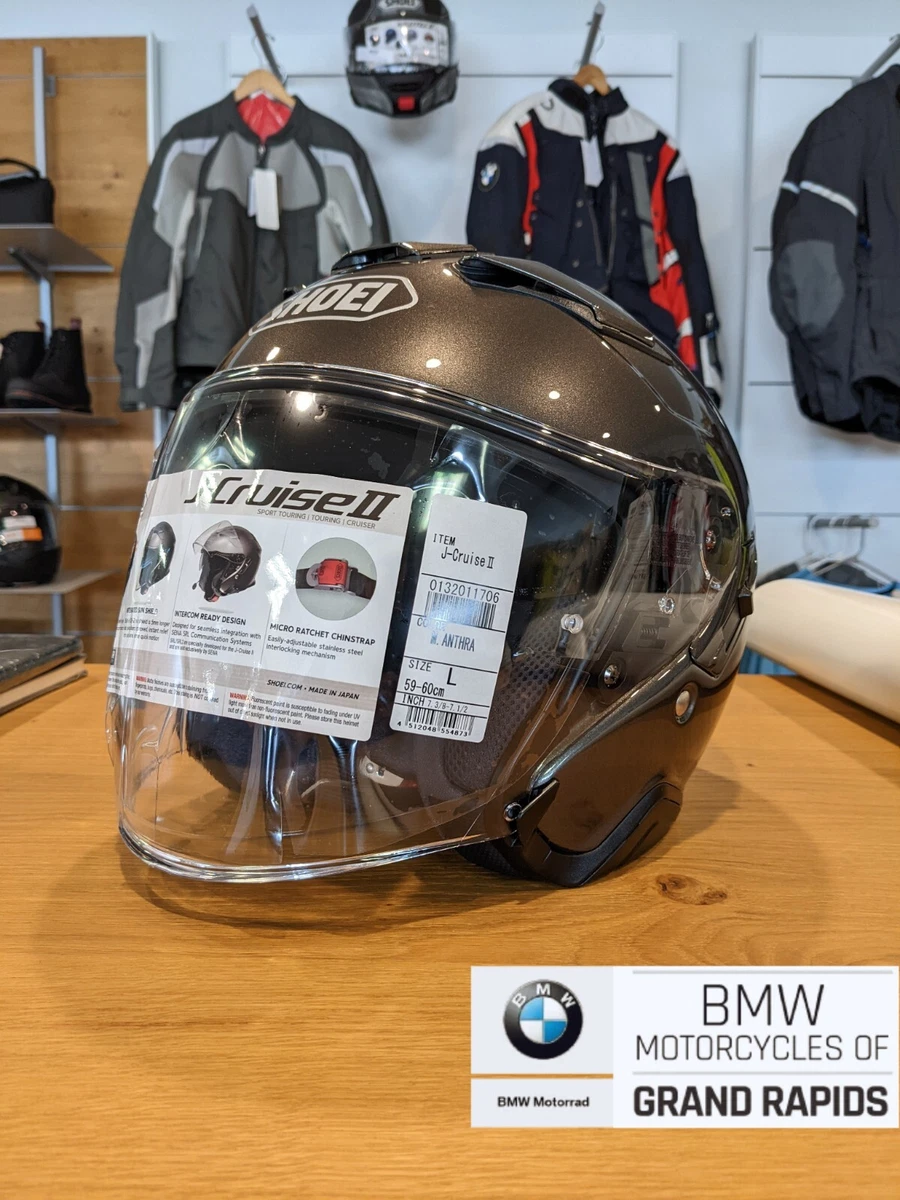 SHOEI MOTORCYCLE HELMET J CRUISE II ANTHRACITE METALLIC L FAST