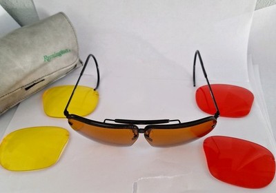 Vintage Remington Aviator Shooting Glasses Interchangeable Lenses
