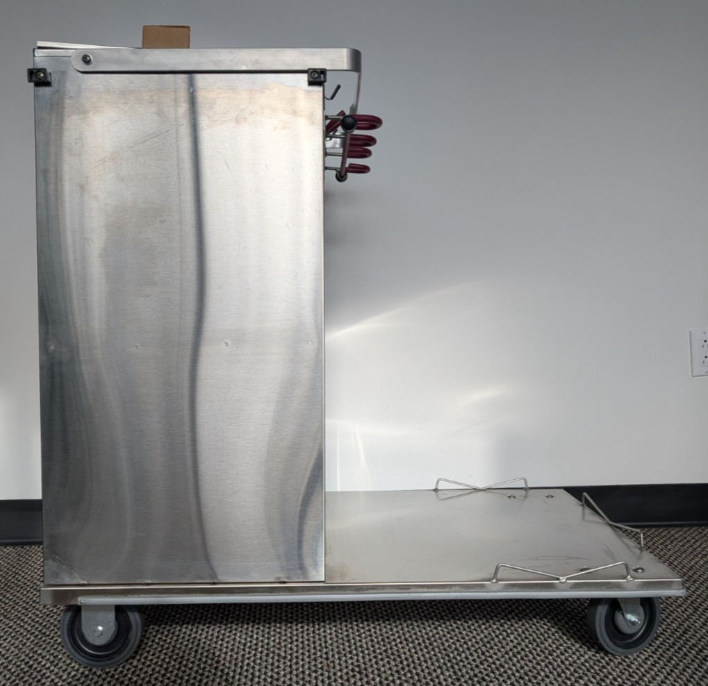 Royce Rolls #F30 Stainless Steel Mini-Size Non-Folding Housekeeping Cart 