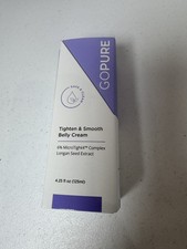 GoPure Tighten And Smooth Belly Cream 4.25 fl oz New in Box Sealed