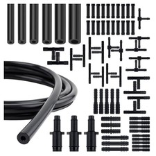 6PCS 5FT Vacuum Hoses Automotive Kit,1/8" 5/32" 3/16" 1/4" 5/16" 3/8" ID Vacu...