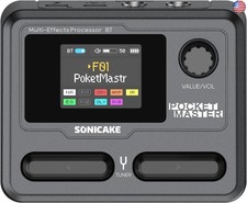 SONICAKE Pocket Master-Portable Multi Effects Pedal, 100 Built-in