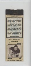 1935-36 Diamond Matchbooks Separated Paul Thompson 16ez