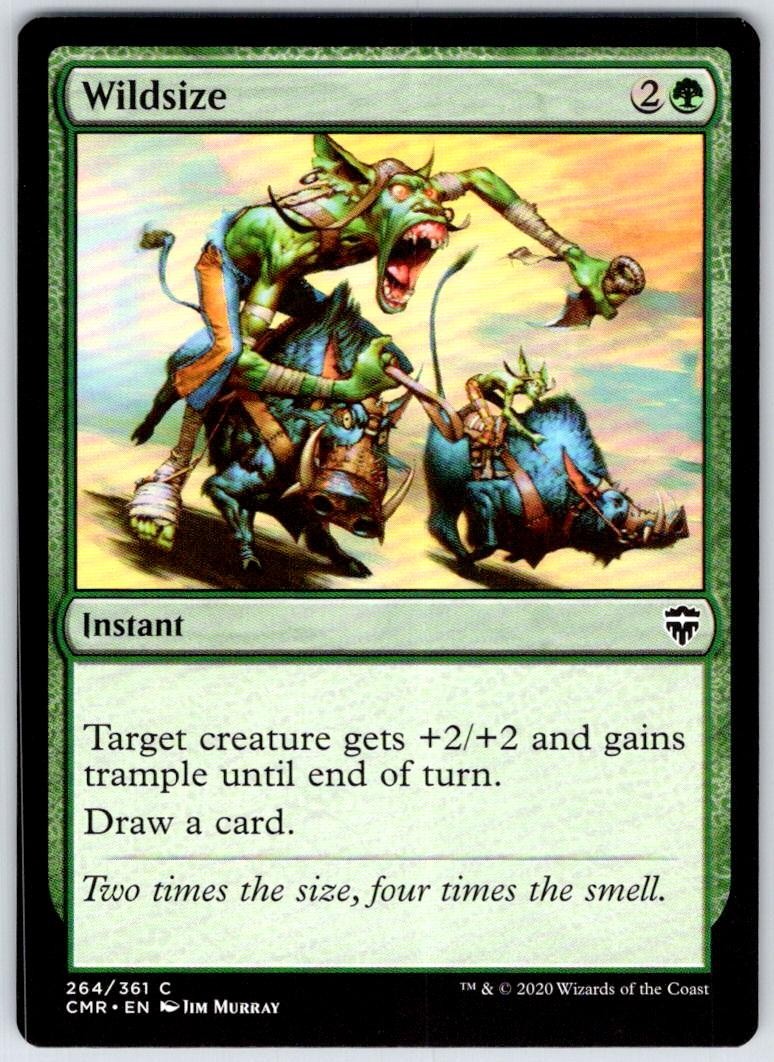 Wildsize 264 Common Commander Legends Magic: The Gathering Near Mint