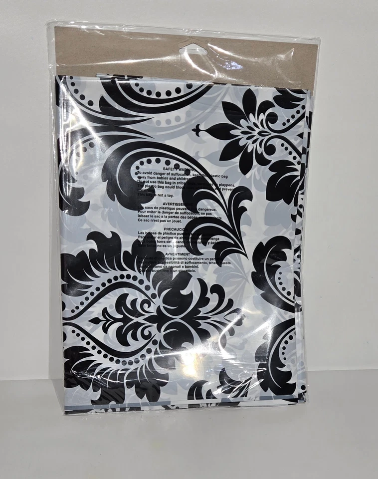 NEW! Creative Converting Plastic Photo Backdrop 6'FT x 4.50'FT DAMASK 324570 - Image 3 of 4