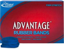 Alliance Rubber 54615 Advantage Rubber Bands Size 61, 1 lb Box Contains Approx.