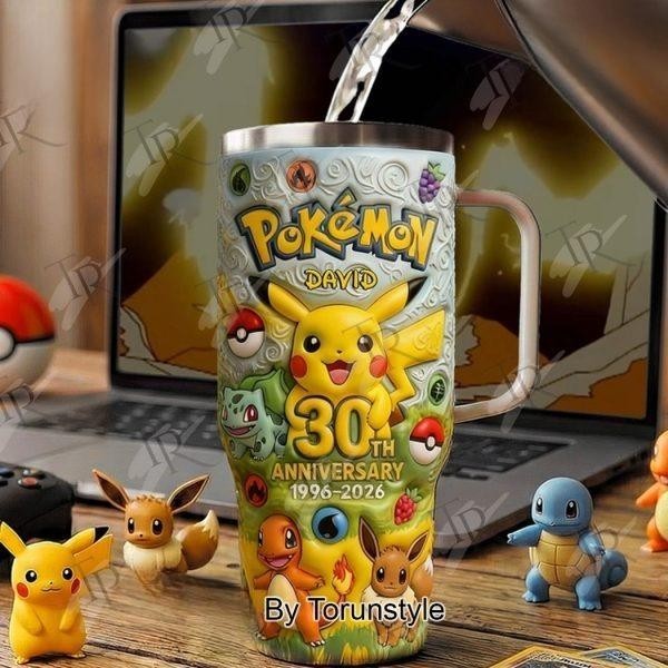 Pokémon 30th Anniversary 1996-2026 New Edition 40oz Tumbler | eBay