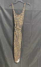 Reformation Jeans Women's Leopard Print Tencel Sleeveless Maxi Dress Size M