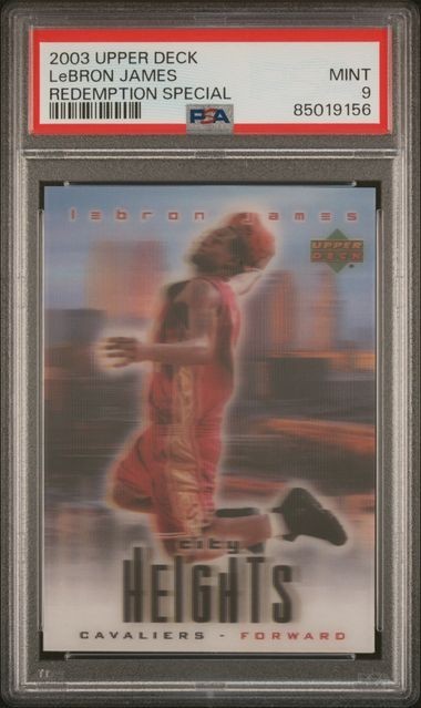 LeBron James 2003 Upper Deck Redemption Special Price Guide