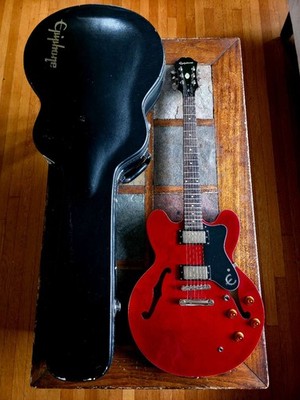 Epiphone Dot CH semi-hollowbody w/osch 2014 - cherry red