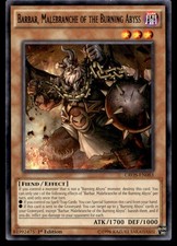 Barbar, Malebranche of the Burning Abyss - CROS-EN083 - 1st Edition - YuGiOh | B