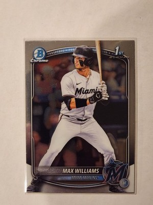 2025 Bowman Draft Max Williams #BDC-68 Chrome