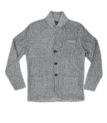 The Men's Store Melange Knit Cardigan Sweater Jacket L New $278