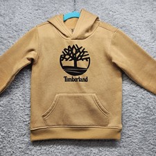 Timberland Boys Brown Hoodie Sweatshirt Size 4T Casual