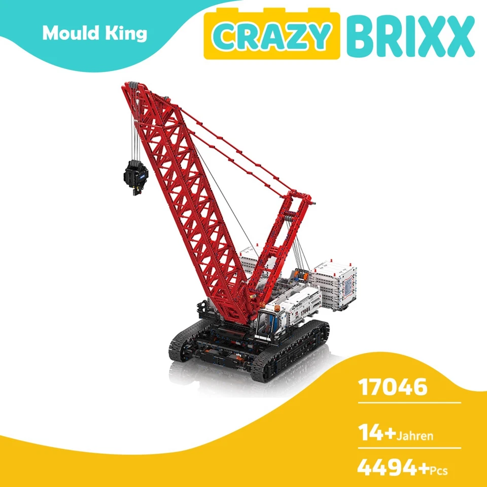 MOULDKING 17046 | WACKER 16000 Raupenkran (RC) Technic Bauset NEU & OVP