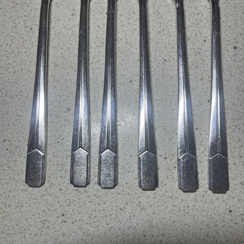 Holmes & Edwards, Napoleon International Silverplate Cocktail Forks Set Of 6 - Picture 2 of 5