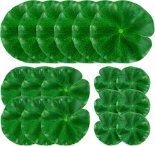 18PCS Lily Pads for Ponds Floating Flowers for Pool Artificial Pond Plants Aquar
