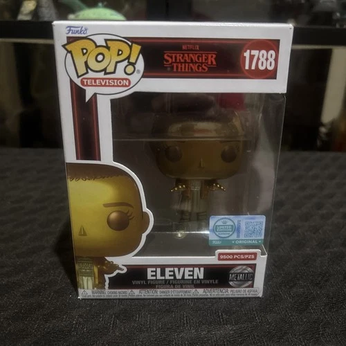 Funko Pop! Eleven Netflix Stranger Things Gold Metallic #1788 Target 9500 Pcs