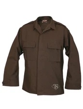 Tru-spec Long-Sleeve Tactical Shirt | Brown | 1384023 | Small Long, Discontinued