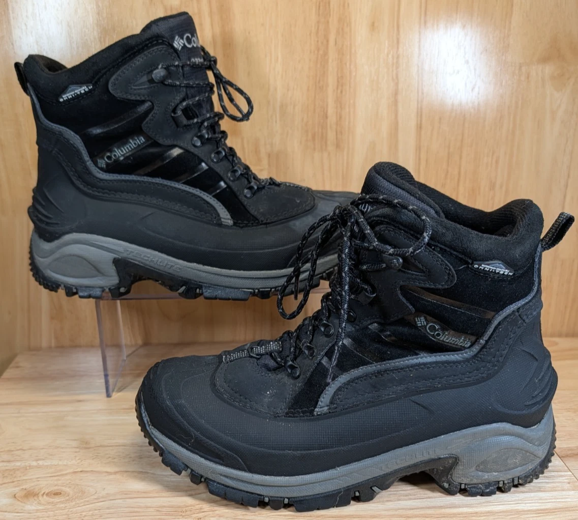 Columbia Bugaboot Snow Boots Men's 10.5 Waterproof 200g Insulated Black