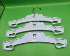 LOT 3 Vintage 1991 Blue Nursery Gerber Baby Hangers 2 Goose 1 Train