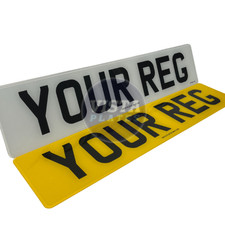 Standard Number Plates | Registration Plates | ROAD/MOT Legal | License Plates