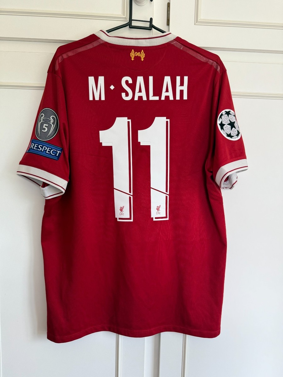 Liverpool 2018-2019 Salah 11 Home Football Shirt Size Medium