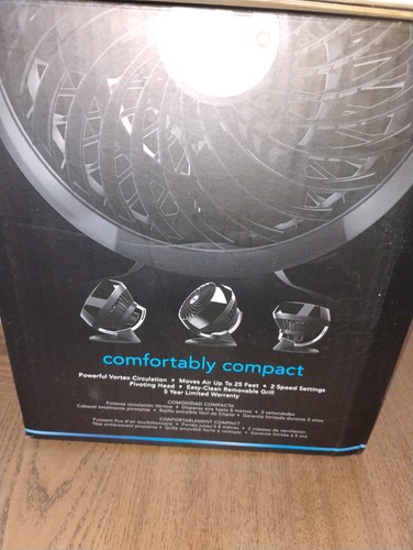 NIB Vornado 160 Compact Air Circulator, 2 Speed Setting, Up To 25 Feet - Picture 3 of 7