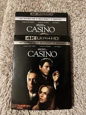 CASINO 4K ULTRA HD BLU RAY RARE OOP Creased SLIPCOVER.